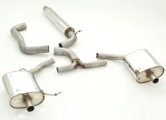 Auspuffanlage/Sportauspuff für Skoda Octavia , Jetta 5  1.4 TSI, 2.0TFSI 76mm aus Edelstahl mit EG-Genehmigung (eintragungsfrei)