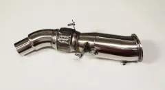 Downpipe ø 102mm > 76mm für BMW 1er F20/F21 - 2er F22/F23 - 3er F30/F31/F34 -4er F32/33/F36  N55 Motor aus Edelstahl