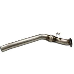 Downpipe für Audi A4 A6 1.8T B6 Quattro ø 76mm 3" aus Edelstahl mit Interlock Flexrohr 76 mm