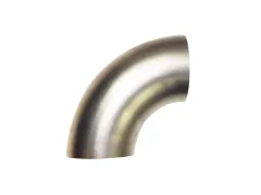 Edelstahlrohrbogen 90° Grad ø 89mm V2A 1,5mm Wandstärke
