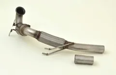 FMS Downpipe für Audi A3 8v 1.8 TFSI, Seat Leon 5F Cupra SC, FR R 2.0 TSI, Octavia 5E ø 76mm Edelstahl Flexrohr mit EG-Betriebserlaubnis