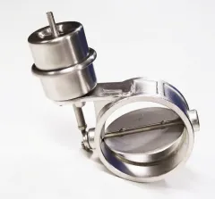 Klappensteuerung ø 70mm 2,75" geöffnet, druckgesteuerte Auspuffklappe Edelstahl