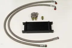Ölkühlerkit komplett für VAG 13 Reihen schwarz Ölkühler mit Thermostat