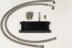 Ölkühlerkit VR6 komplett mit 16 Reihen Ölkühler mit Thermostat schwarz