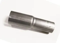 Reduziermuffe für Auspuff/Downpipe Stahl 63,5mm innen (66,5mm außen) auf 55mm innen (57,5mm außen) L150mm