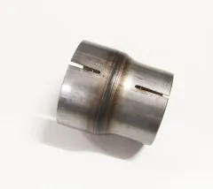 Reduziermuffe für Auspuff/Downpipe Stahl 89mm innen (92mm außen) auf 76mm innen (79mm außen) L 100mm