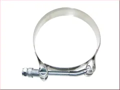 Schelle HD-Breitbandschelle 51-44mm für 41>38mm Silikon - Edelstahl 19mm breit