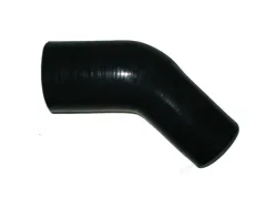 Silikonbogenreduzierer 45° Grad 51x45mm innendurchmesser schwarz L 125mm 5mm Wan