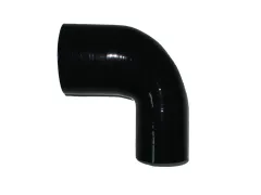 Silikonbogenreduzierer 90° Grad ø 16x13mm schwarz L 100mm 4 lagig 3,5mm Wandstär