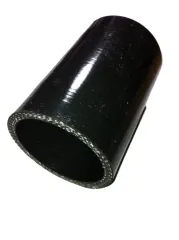 Silikonverbinder gerade ø 80mm schwarz 4 lagig 5mm Wandstärke