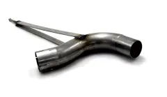 Simons Edelstahl Racepipe Mittelschalldämpfer Ersatzrohr 63,5 mm für Audi A4 (B5) 2WD Limousine/Avant/Kombi 