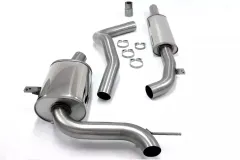 Simons Edelstahl Sportauspuff 76 mm Rund  für Renault Mégane III 2.0 RS