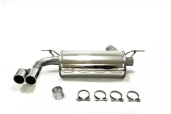 Simons Edelstahl Sportauspuffanlage 2x 80 mm für BMW F33 420i 430i
