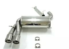 Simons Edelstahl Sportauspuffanlage 2x80 mm für A3 (8P) Quattro 1.8TFSi/2.0TFSi