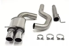 Simons Edelstahl Sportauspuffanlage 2x80 mm für BMW E90 316D, 318D, 320D