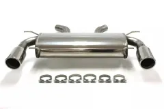 Simons Edelstahl Sportauspuffanlage Duplex 100 mm für BMW E90 335i