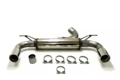 Simons Edelstahl Sportauspuffanlage Duplex 90 mm für BMW F3 316, 318D, 320D