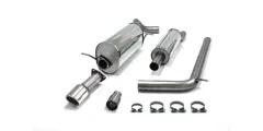 Simons Edelstahl Sportauspuffanlage1x90 mm für Audi A1 1.2 TSI Eintragungsfrei