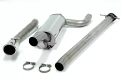 Simons Edelstahl Sportauspuffanlage70 mm für Ford Focus RS MK1
