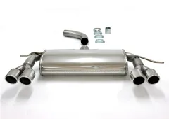 Simons Edelstahl Sportendtopf Duplex L+R 2x80 mm für Audi A3 (8P) 2WD 1.4TFSi/2.0TFSi EG-Genehmigung