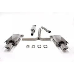 Simons Edelstahll Sportauspuff Duplex 90x 120 mm Oval Opel Insignia Caravan 4x4 1.6T, 2.0T, 2.8 EG Betriebserlaubnis