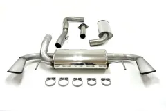 Sportauspuff für Opel Astra J OPC 2.0 ab Bj 2012 ø 76mm aus Edelstahl mit EG-Genehmigung (eintragungsfrei)