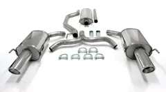 Sportauspuff für Opel Vectra C ø 63,5mm 1.8 2.0 T, 2.2, 3.2 1.9 CDTI 2.0 DTI, 2.2 DTI, 2.0 CDTI Duplex aus Edelstahl