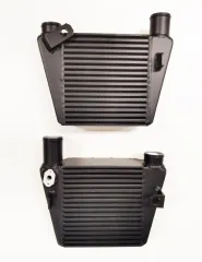 Upgrade Ladeluftkühler SMIC für Audi A4 B7 2.0 TFSI 230x240x90 schwarz